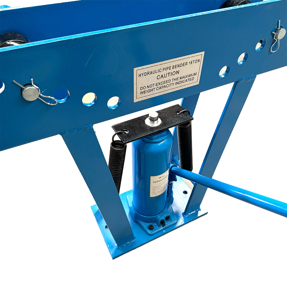 16 Ton Hydraulic Pipe Bending Machine Portable Pipe Bender with 8 Dies