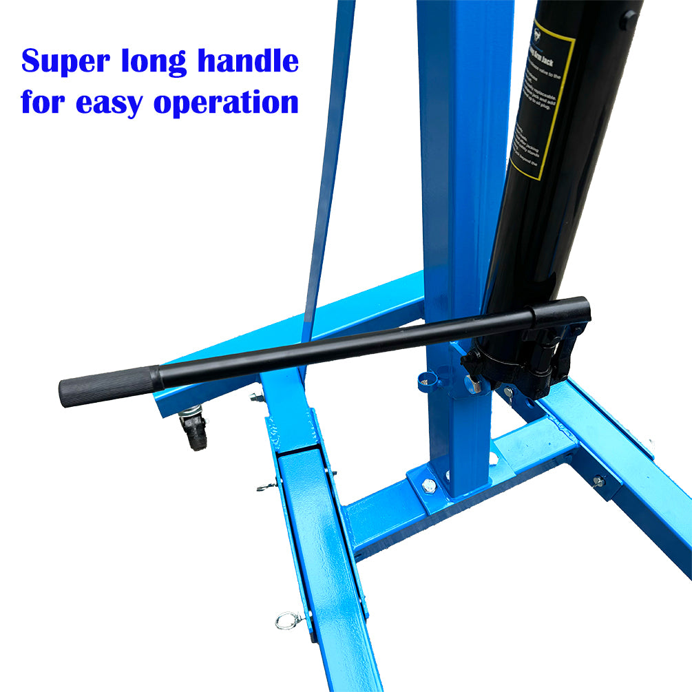 Taurus Legend 2 Ton Engine Crane 2000kg Blue Folding Hoist Heavy Duty