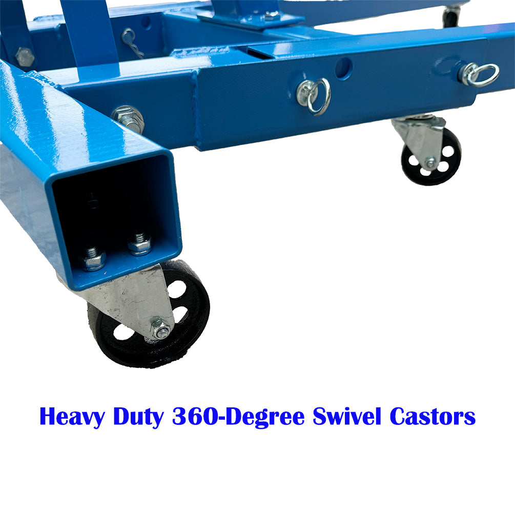 Taurus Legend 2 Ton Engine Crane 2000kg Blue Folding Hoist Heavy Duty