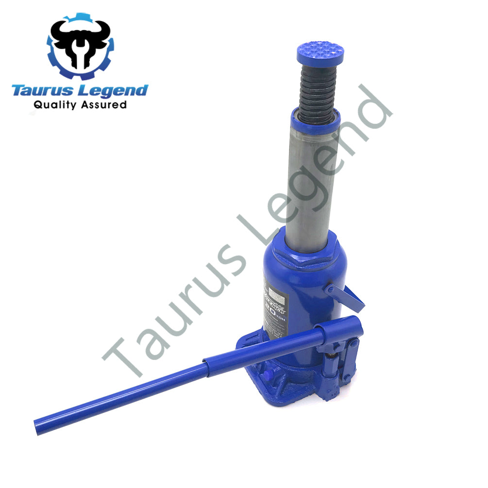 20 Ton Hydraulic Cylinder Bottle Jack Car Van Truck Caravan W/ Safety Valve Blue