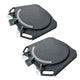 2PC Aluminum Wheel Alignment Turntable Pair 360° Rotating Turn Plate
