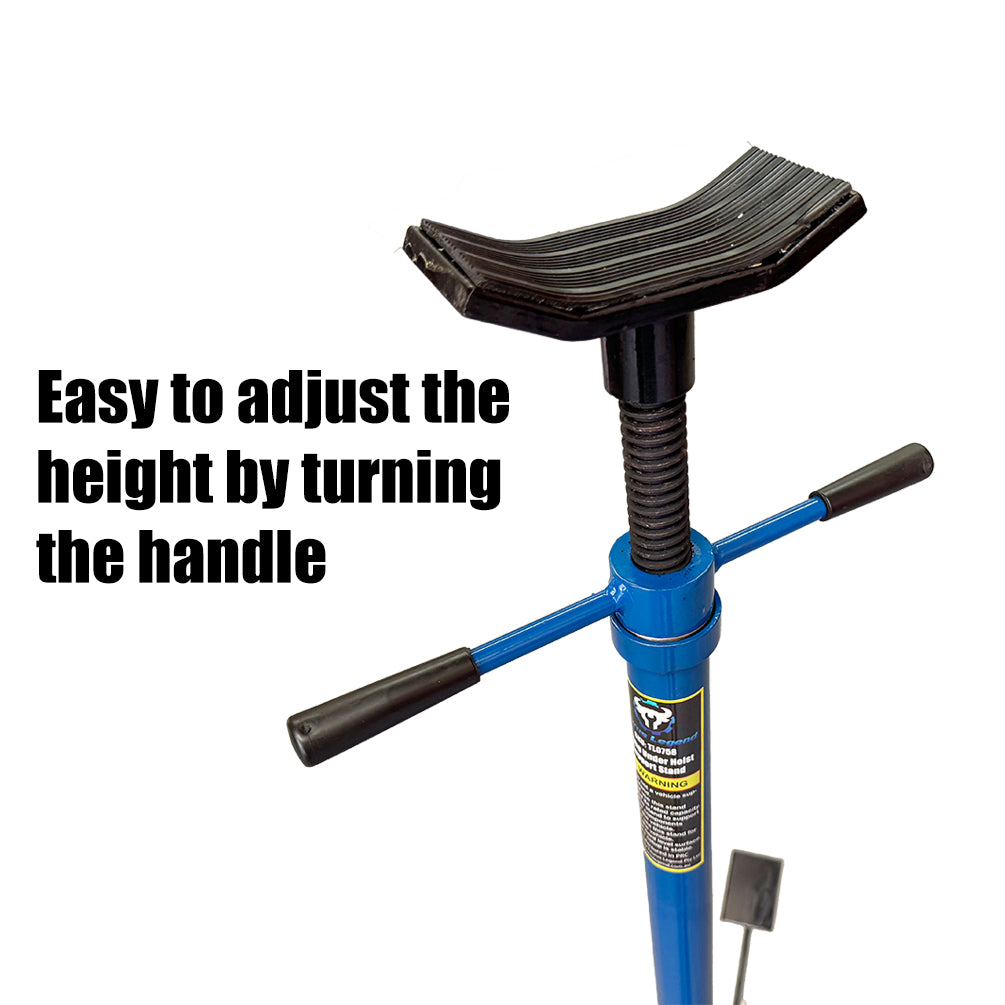 750kg Under Hoist Stand Vehicle Components Support Stand with Foot Pedal