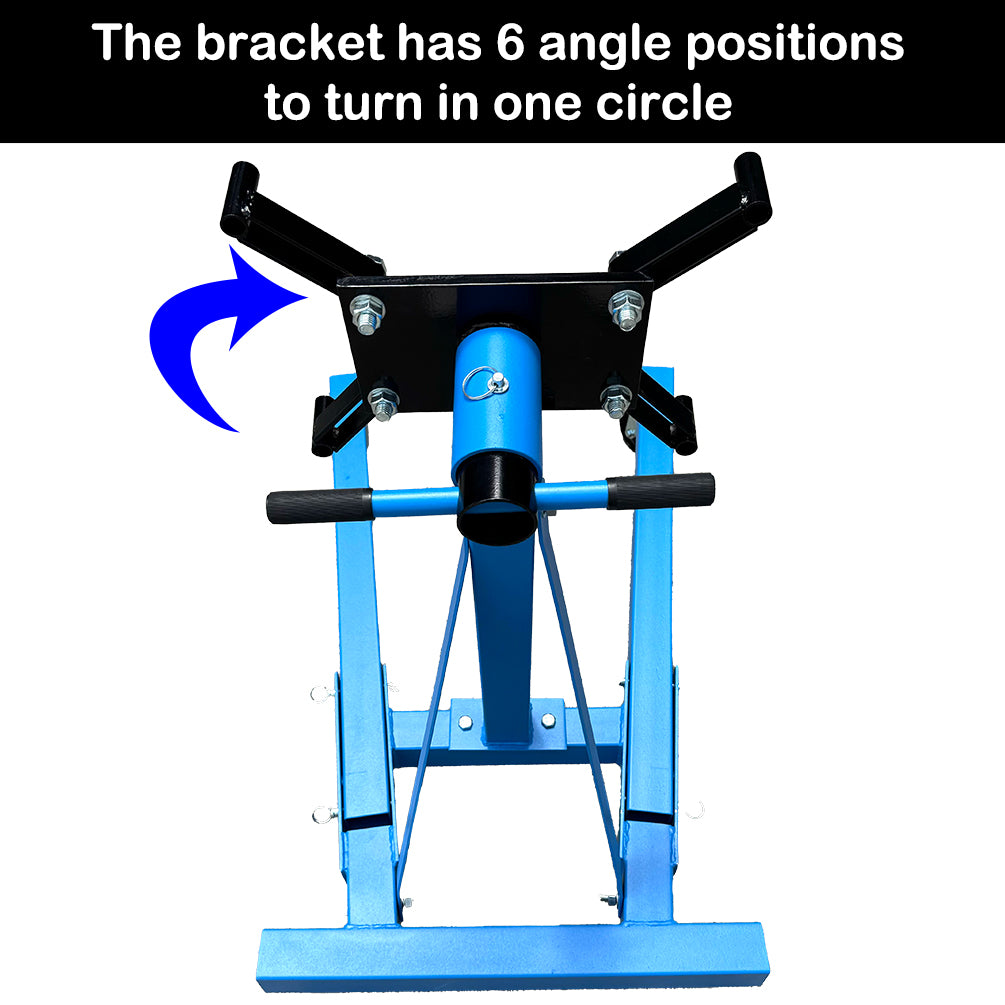 2000LB Folding Engine Stand 910kg Heavy Duty Workshop Industrial Car Crane Hoist