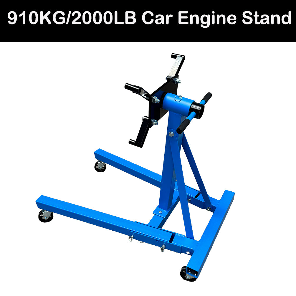 2000LB Folding Engine Stand 910kg Heavy Duty Workshop Industrial Car Crane Hoist