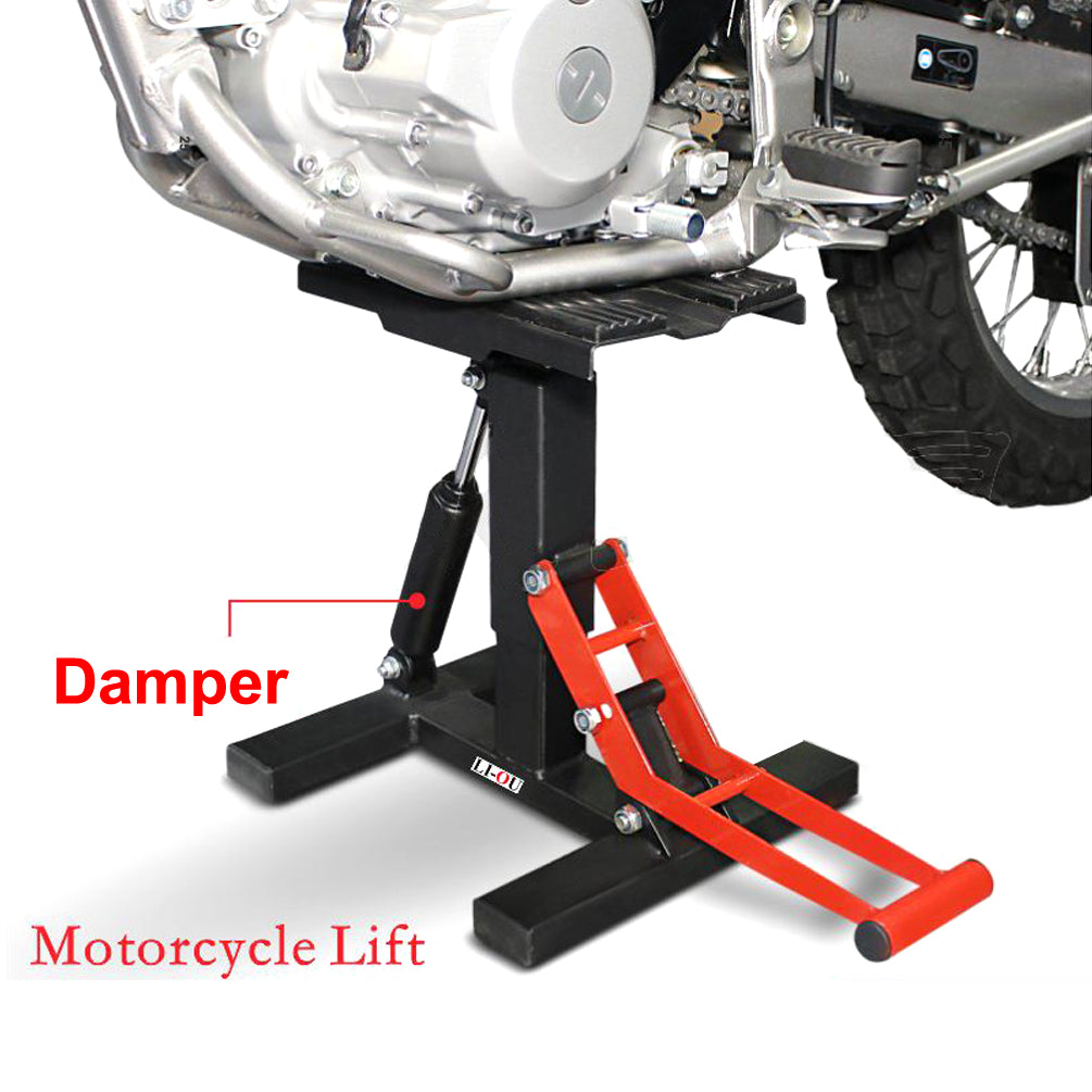160kg Dirt Bike Sports Motorbike Off Road Motorcycle Lift Stand With Damper