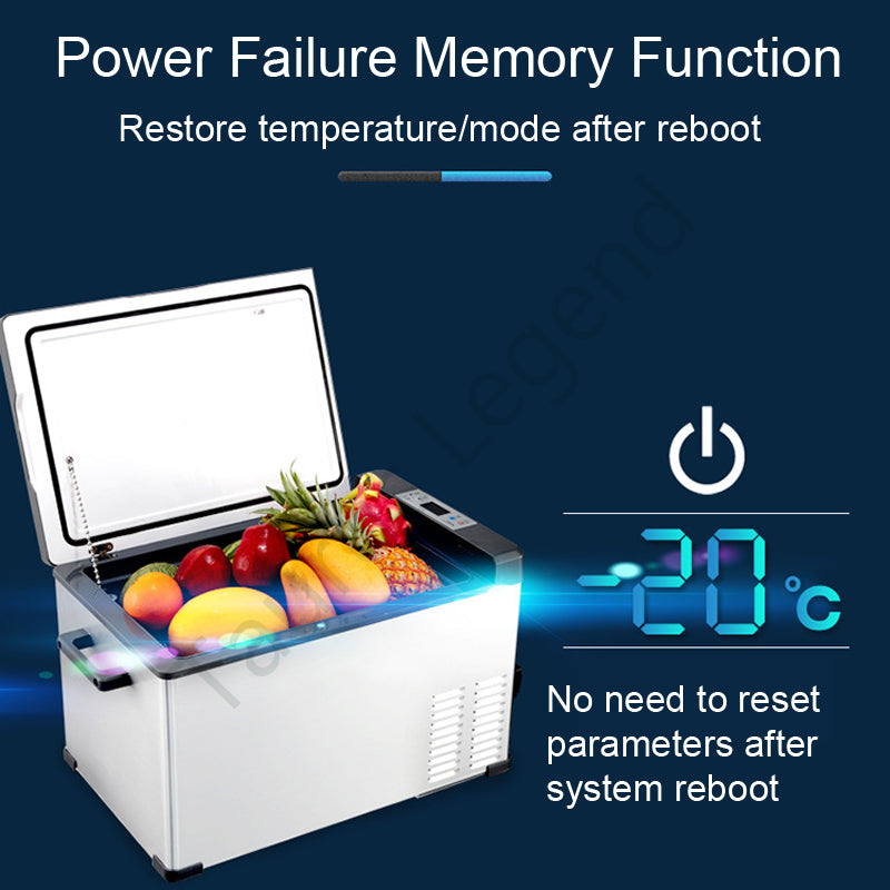 40L Portable Car Fridge Freezer for Camping SUV Truck 4WD Caravan Boat 12/240V
