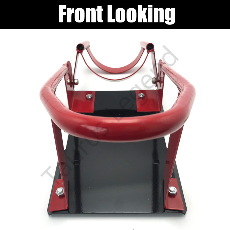 17"-21" Adjustable 680kg Motorcycle Front Wheel Chock Motorbike Trailer Stand