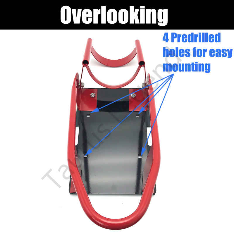 17"-21" Adjustable 680kg Motorcycle Front Wheel Chock Motorbike Trailer Stand