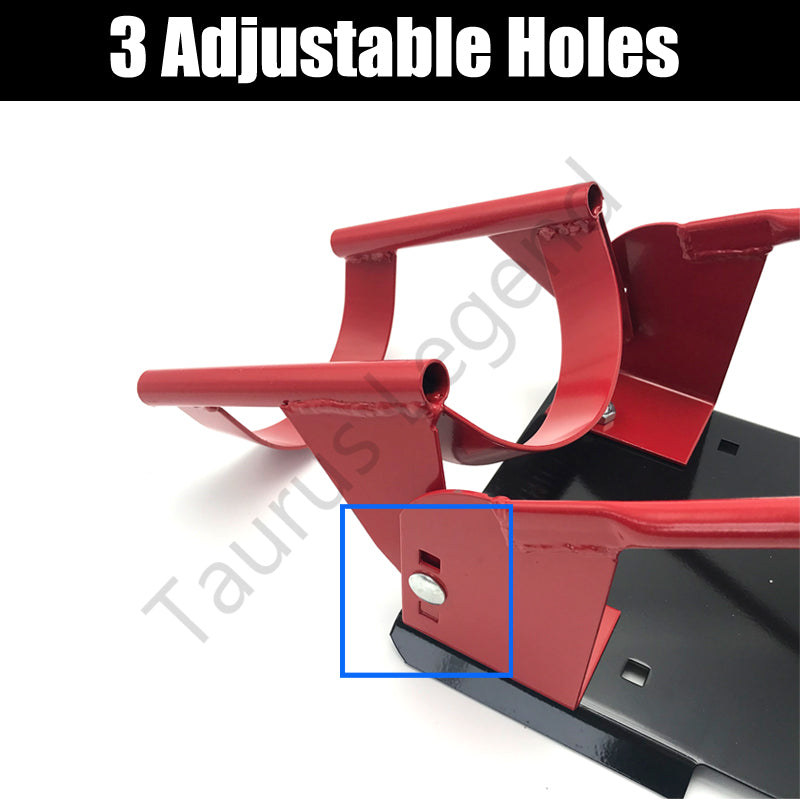 17"-21" Adjustable 680kg Motorcycle Front Wheel Chock Motorbike Trailer Stand