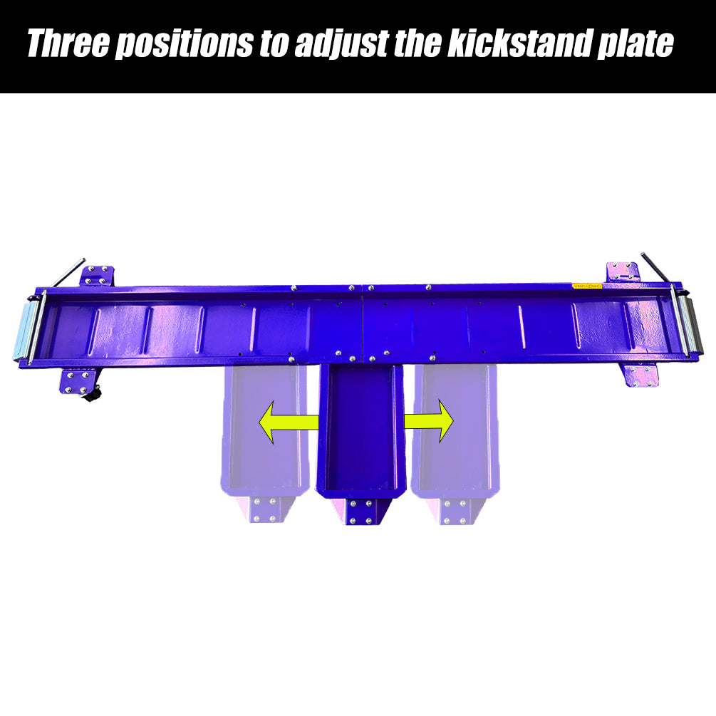 567kg Heavy Motorcycle Motorbike Dolly Mover Loader Parking Stand-Blue