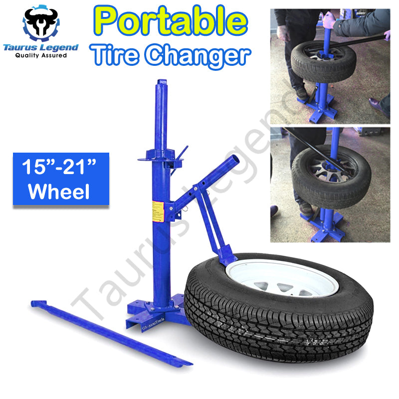 Portable Manual Tyre Changer Bead Breaker for 15"-21" Car SUV Van 4WD Wheel