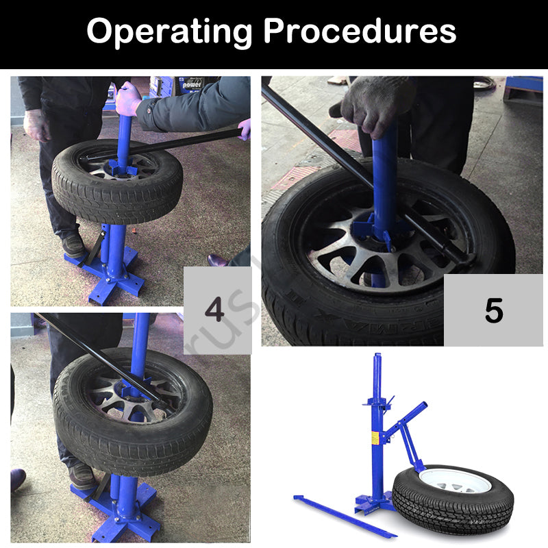 Portable Manual Tyre Changer Bead Breaker for 15"-21" Car SUV Van 4WD Wheel