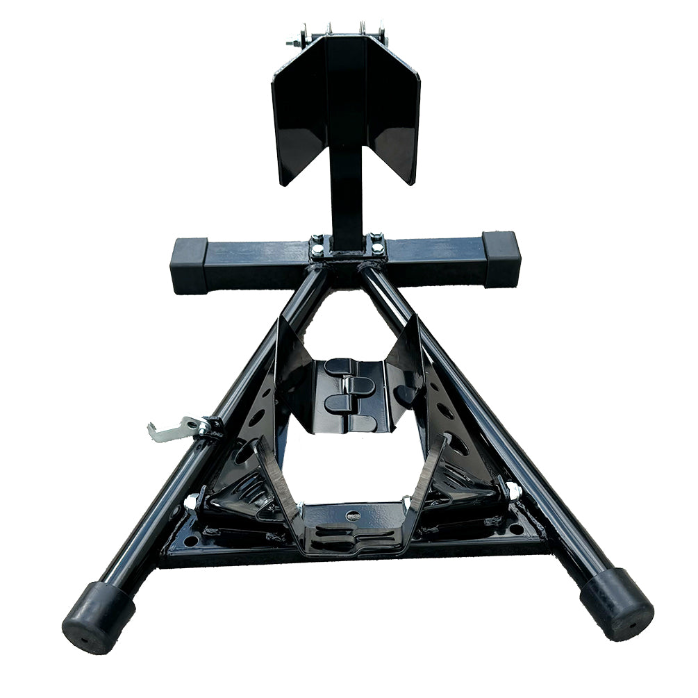 Heavy Duty Adjustable Motorcycle Front Wheel Chock Motorbike Trailer Stand