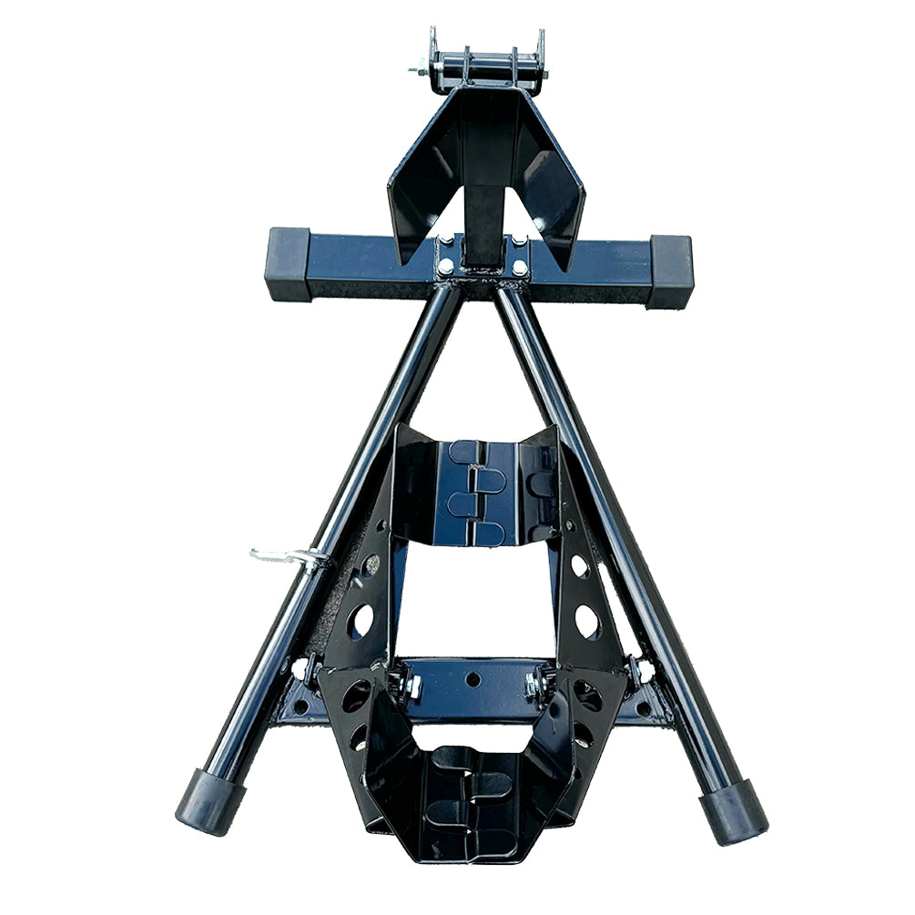 Heavy Duty Adjustable Motorcycle Front Wheel Chock Motorbike Trailer Stand