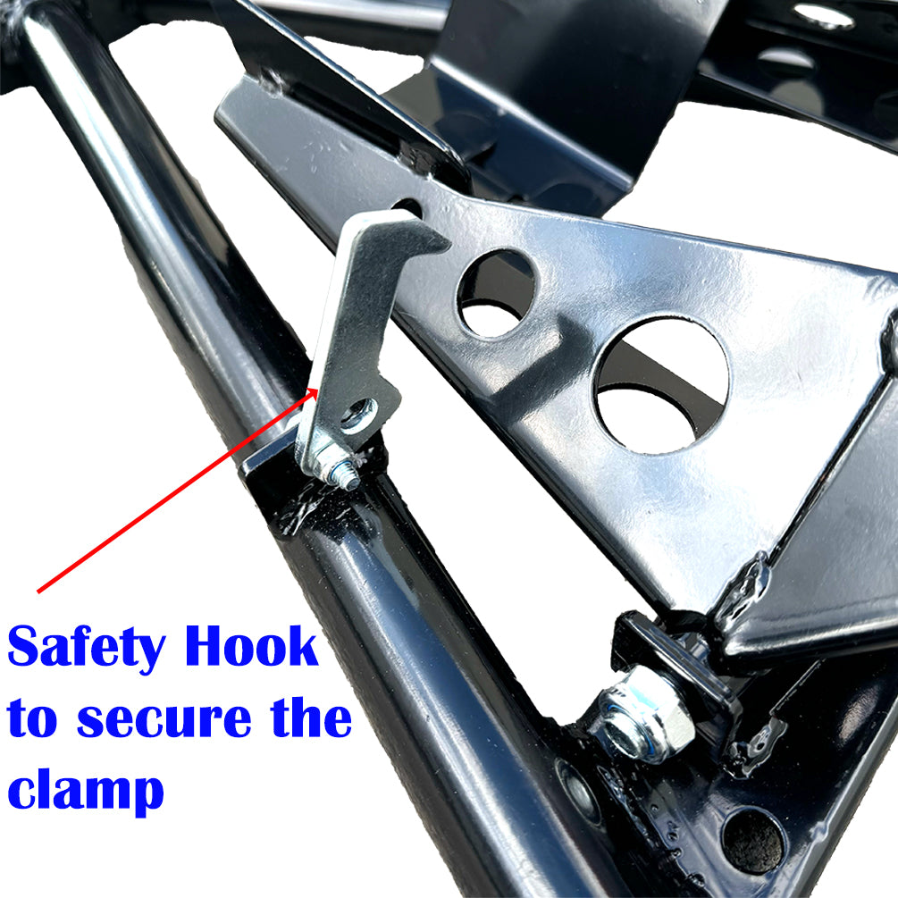 Heavy Duty Adjustable Motorcycle Front Wheel Chock Motorbike Trailer Stand