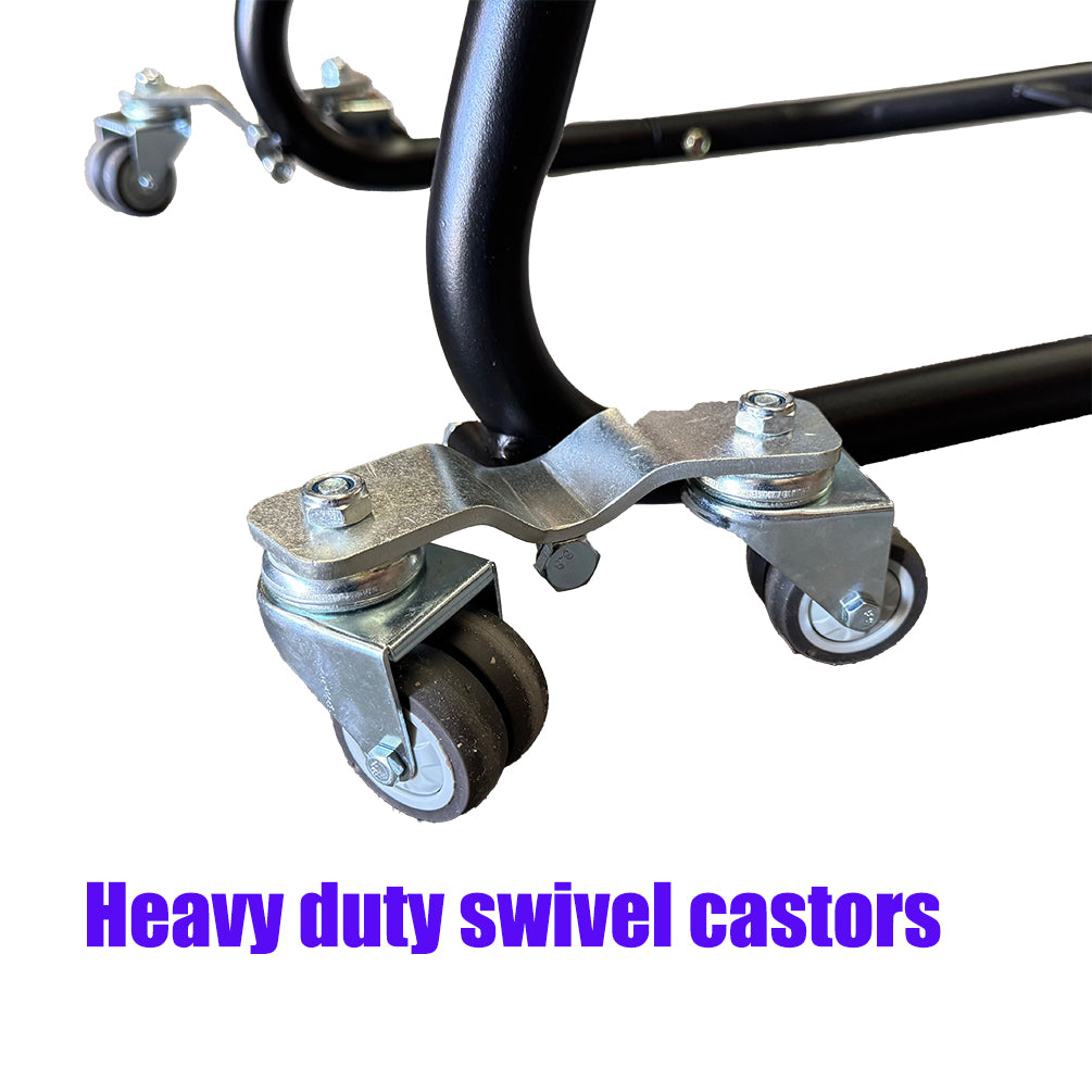 340kg Motorcycle Support Stand Transport Dolly Set