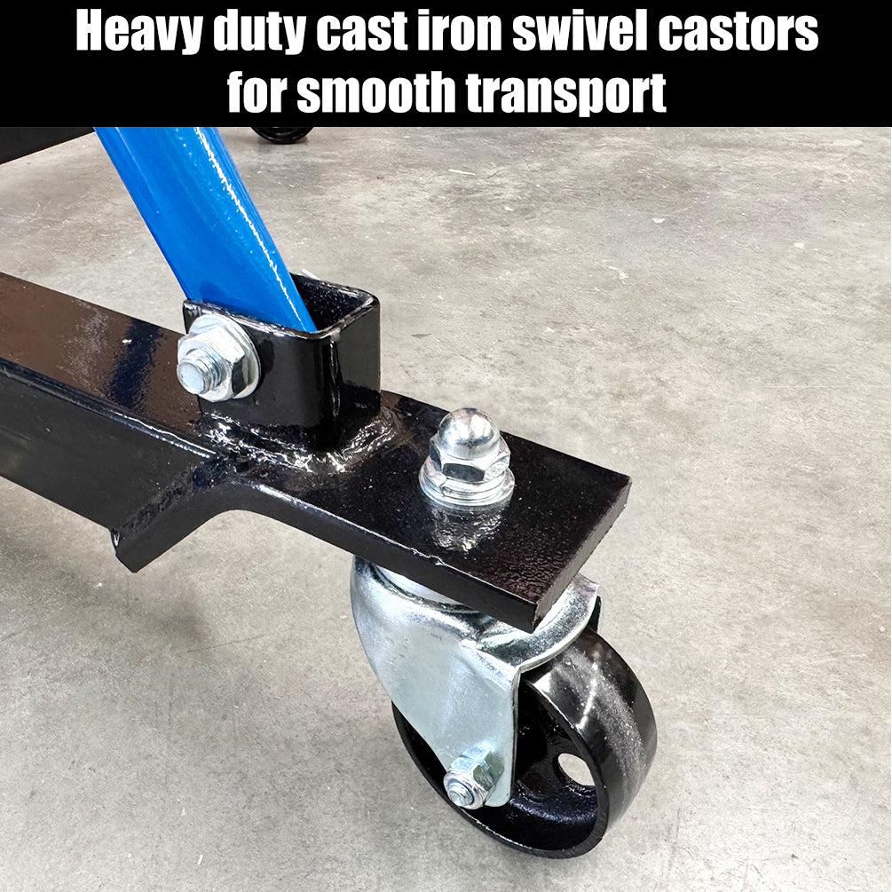 1000kg Heavy Duty Dual Stage Gearbox High Lift Transmission Jack with Foot Pedal