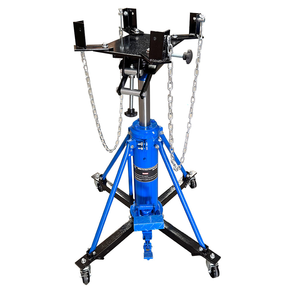 1000kg Heavy Duty Dual Stage Gearbox High Lift Transmission Jack with Foot Pedal