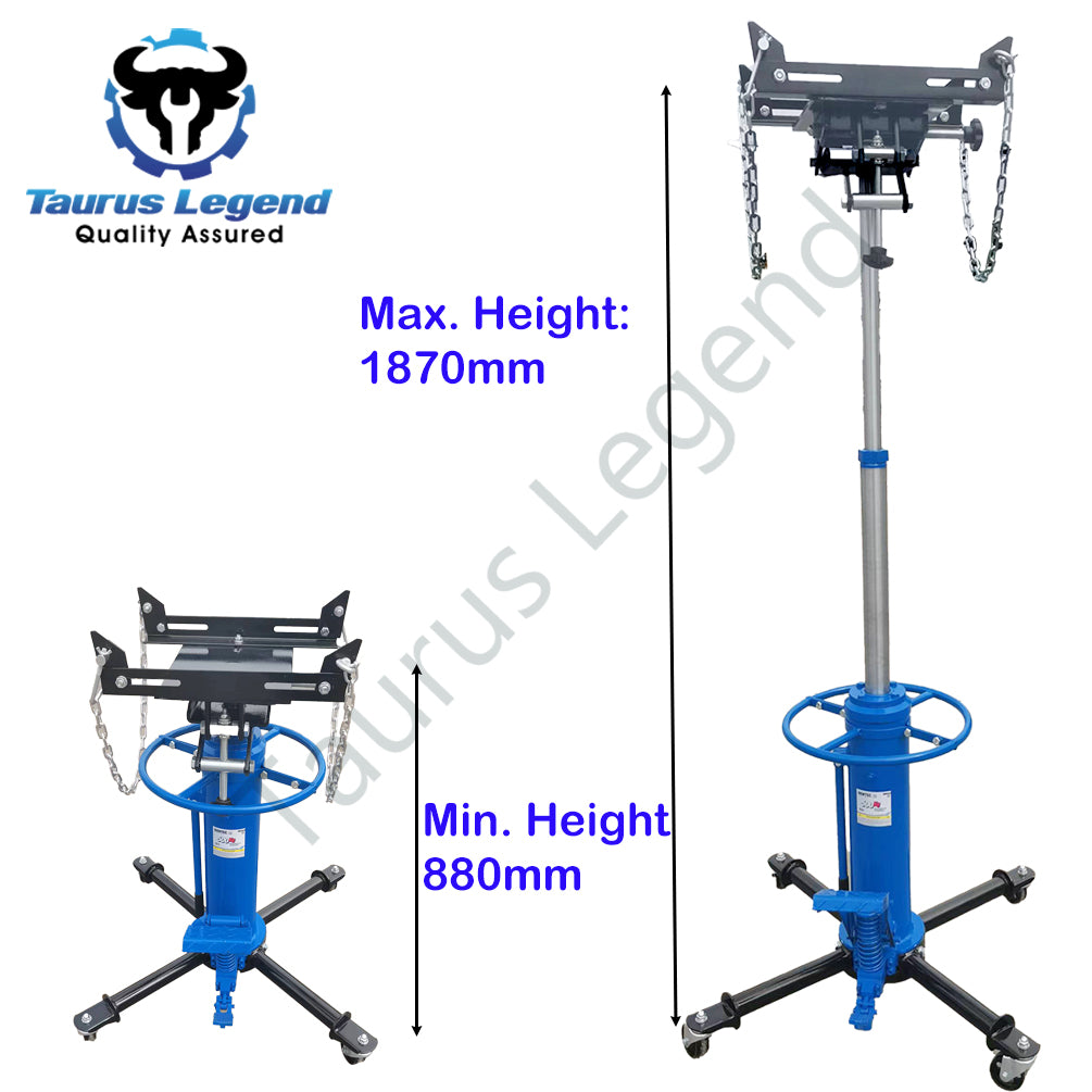 500kg Heavy Duty Dual Stage Gear Box High Lift Transmission Jack with Foot Pedal