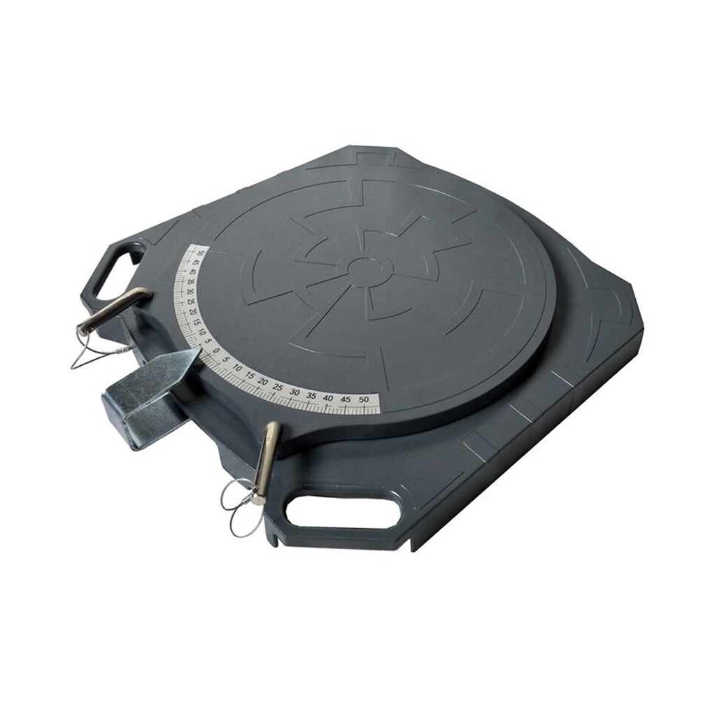 2PC Aluminum Wheel Alignment Turntable Pair 360° Rotating Turn Plate