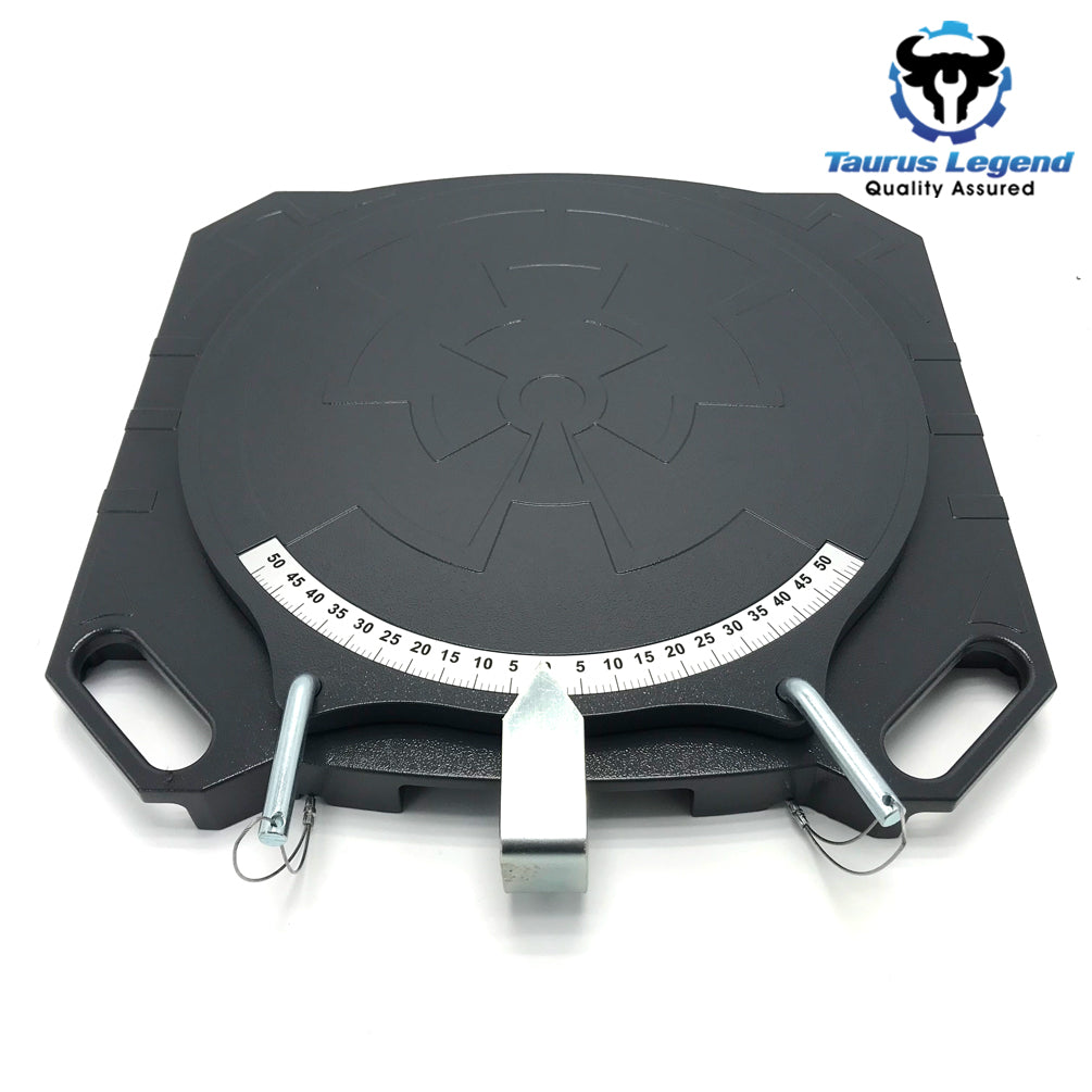 2PC Aluminum Wheel Alignment Turntable Pair 360° Rotating Turn Plate