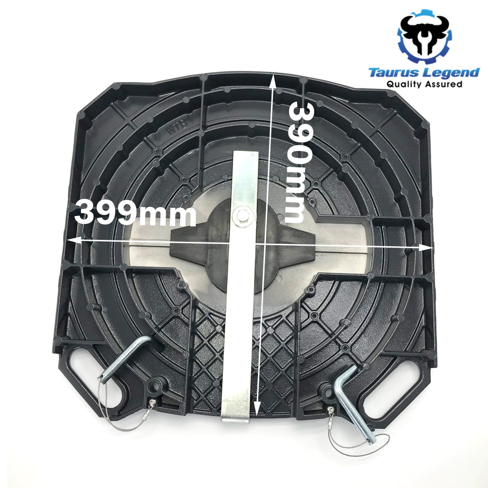 2PC Aluminum Wheel Alignment Turntable Pair 360° Rotating Turn Plate