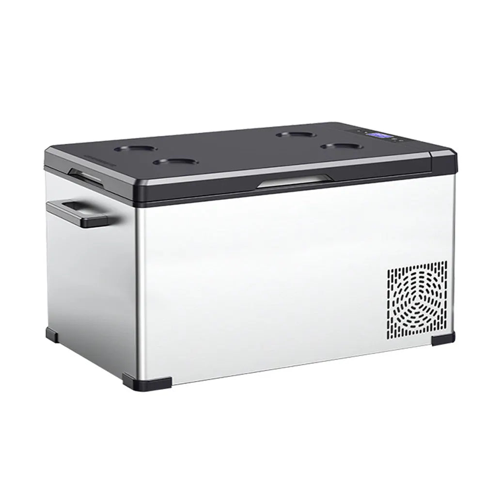 Steel-body single-zone portable fridge range.