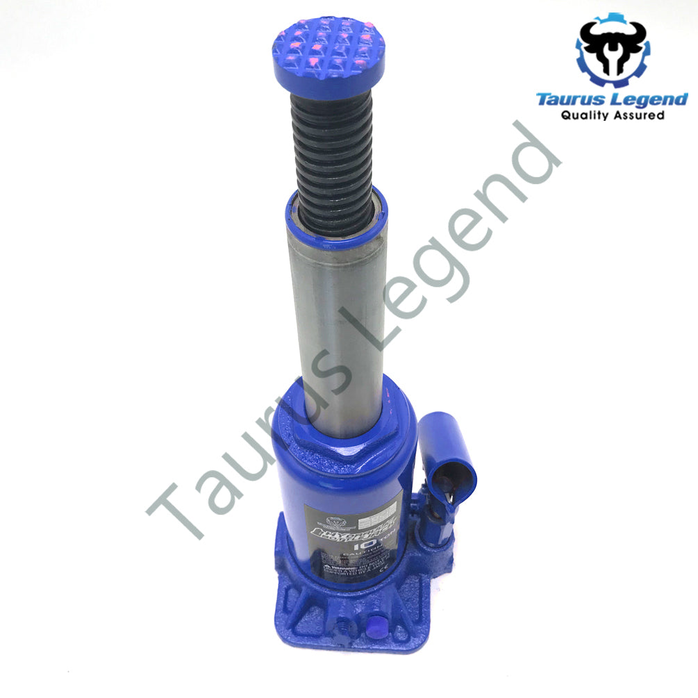 10 Ton High Quality Hydraulic Bottle Jack Car Van Truck Caravan W/ Safety Valve