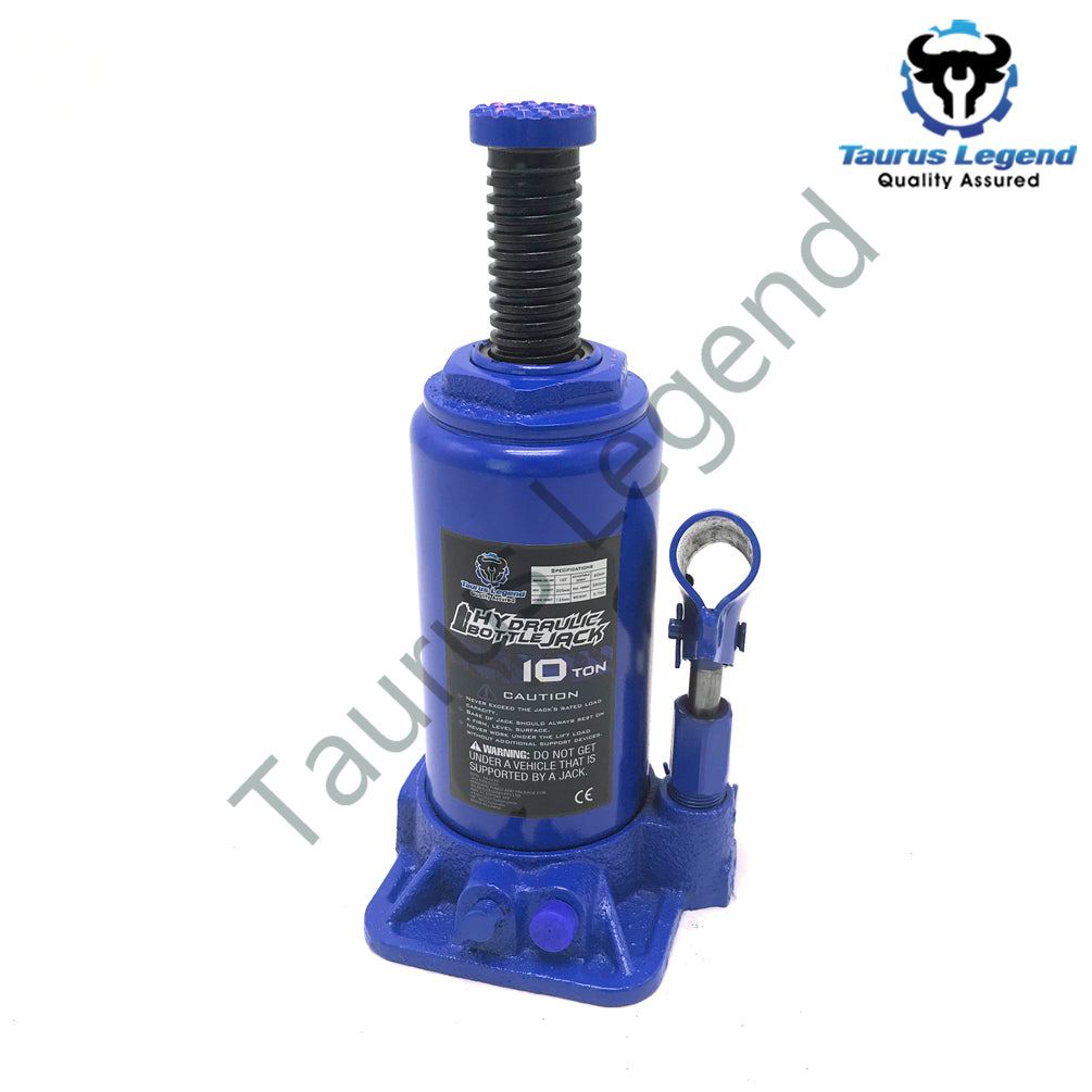 10 Ton High Quality Hydraulic Bottle Jack Car Van Truck Caravan W/ Safety Valve