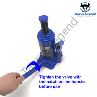 10 Ton High Quality Hydraulic Bottle Jack Car Van Truck Caravan W/ Safety Valve