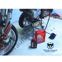 450kg Motorbike Stand Dirt Bike Motocross Jack Stand with Central Oil Hole