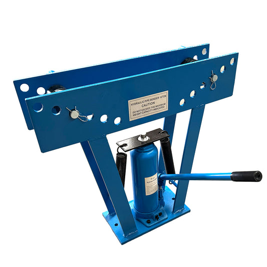 16 Ton Hydraulic Pipe Bending Machine Portable Pipe Bender with 8 Dies