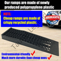 3000kg Super Low Profile NEW Car Ramps 7cm Rise Antiskid Service Ramp (1 Pair)