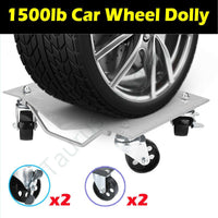 4PC Car Wheel Dolly Vehicle Positioning Jack Transport Trolley Set 2720kg Load