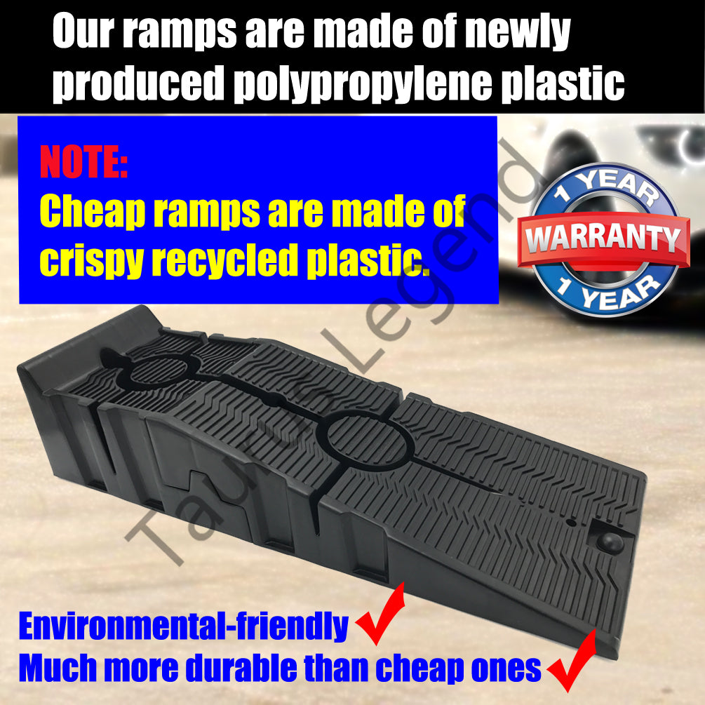 2PC Heavy Duty Car Ramps Set-Antiskid Service Ramps-2500kg Load per Pair