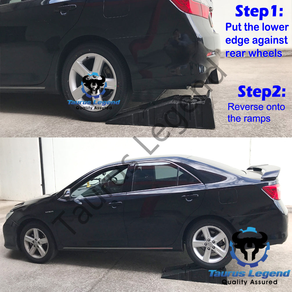 2PC Heavy Duty Car Ramps Set-Antiskid Service Ramps-2500kg Load per Pair