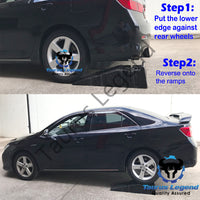2PC Heavy Duty Car Ramps Set-Antiskid Service Ramps-2500kg Load per Pair