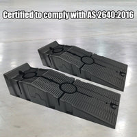 2PC Heavy Duty Car Ramps Set-Antiskid Service Ramps-2500kg Load per Pair