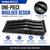 3000kg Car Ramps Set 170mm High Rise Heavy Duty Service Ramps AS2640