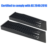 3000kg Super Low Profile NEW Car Ramps 7cm Rise Antiskid Service Ramp (1 Pair)