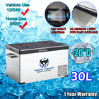 30L Portable Car Fridge Freezer, 12/240V - product details
