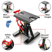 160kg Dirt Bike Sports Motorbike Off Road Motorcycle Lift Stand With Damper