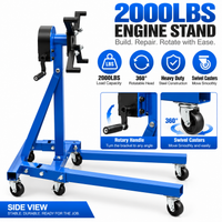 Taurus Legend 910kg Engine Stand 2000lb with Rotary Handle for Precise Angle Adjustment
