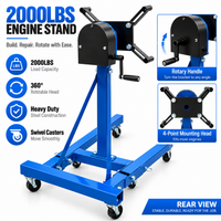 Taurus Legend 910kg Engine Stand 2000lb with Rotary Handle for Precise Angle Adjustment