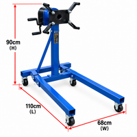 Taurus Legend 910kg Engine Stand 2000lb with Rotary Handle for Precise Angle Adjustment