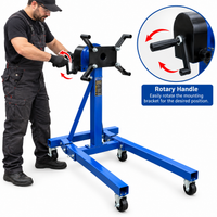 Taurus Legend 910kg Engine Stand 2000lb with Rotary Handle for Precise Angle Adjustment