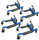 4x 12" Hydraulic Car SUV Wheel Dolly Go Jacks Vehicle Positioning Transport Jack
