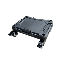 4 in 1 Mobile Tool Box Rolling Tool Chest ABS Storage w Lockable Castors