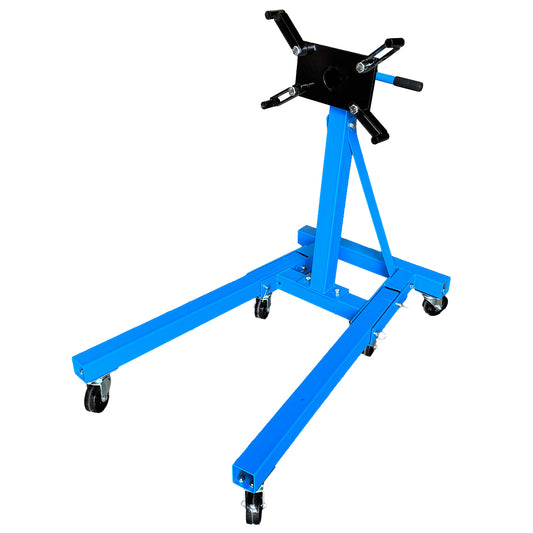 2000LB Folding Engine Stand 910kg Heavy Duty Workshop Industrial Car Crane Hoist