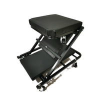 48" 2 in 1 Folding Creeper Mechanic Stool Seat Garage Repair Trolley Workshop